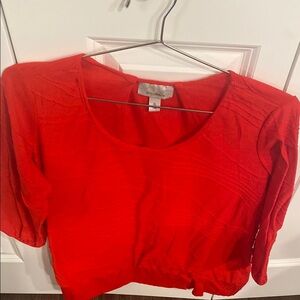 Red Dressbarn Women's Top XL